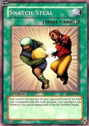 Snatch Steal (SD1-EN010) - Structure Deck: Dragon's Roar 1st Edition Structure Deck: Dragon's Roar Yugioh Single  Squirtle Squad Card Shop.