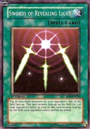 Swords of Revealing Light (SD1-EN014) - Structure Deck: Dragon's Roar 1st Edition Structure Deck: Dragon's Roar Yugioh Single  Squirtle Squad Card Shop.