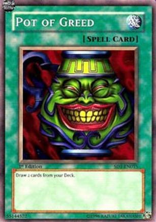 Pot of Greed (SD1-EN015) - Structure Deck: Dragon's Roar 1st Edition Structure Deck: Dragon's Roar Yugioh Single  Squirtle Squad Card Shop.