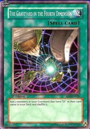 The Graveyard in the Fourth Dimension (SD1-EN020) - Structure Deck: Dragon's Roar 1st Edition Structure Deck: Dragon's Roar Yugioh Single  Squirtle Squad Card Shop.