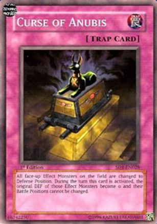 Curse of Anubis (SD1-EN028) - Structure Deck: Dragon's Roar 1st Edition Structure Deck: Dragon's Roar Yugioh Single  Squirtle Squad Card Shop.