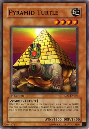 Pyramid Turtle (SD2-EN005) - Structure Deck: Zombie Madness 1st Edition Structure Deck: Zombie Madness Yugioh Single  Squirtle Squad Card Shop.