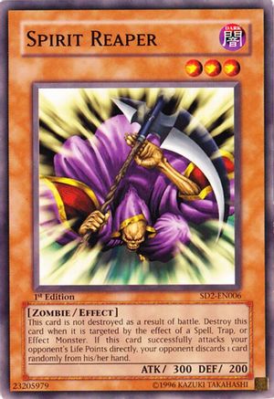 Spirit Reaper (SD2-EN006) - Structure Deck: Zombie Madness Unlimited Structure Deck: Zombie Madness Yugioh Single  Squirtle Squad Card Shop.