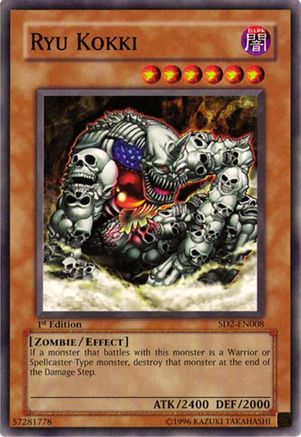Ryu Kokki (SD2-EN008) - Structure Deck: Zombie Madness 1st Edition Structure Deck: Zombie Madness Yugioh Single  Squirtle Squad Card Shop.