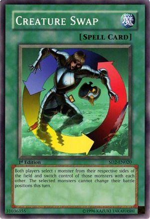 Creature Swap (SD2-EN020) - Structure Deck: Zombie Madness 1st Edition Structure Deck: Zombie Madness Yugioh Single  Squirtle Squad Card Shop.