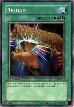 Reload (SD2-EN023) - Structure Deck: Zombie Madness Unlimited Structure Deck: Zombie Madness Yugioh Single  Squirtle Squad Card Shop.