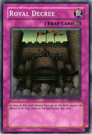 Royal Decree (TP6-EN004) - Tournament Pack 6 Unlimited Tournament Pack 6 Yugioh Single  Squirtle Squad Card Shop.