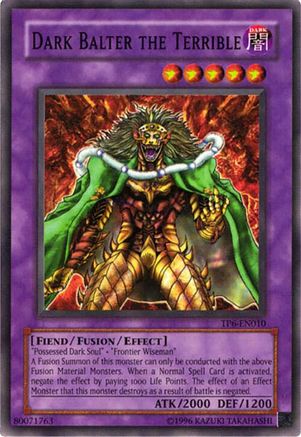 Dark Balter the Terrible (TP6-EN010) - Tournament Pack 6 Unlimited Tournament Pack 6 Yugioh Single  Squirtle Squad Card Shop.