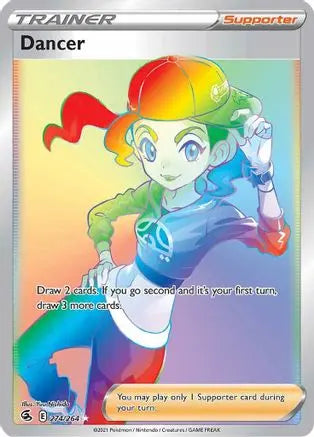 Dancer (Secret) 274  - Holofoil SWSH08 Fusion Strike - Secret Rare SWSH08: Fusion Strike Pokemon Single  Squirtle Squad Card Shop.