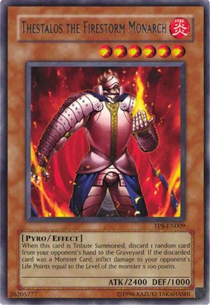 Thestalos the Firestorm Monarch (TP8-EN009) - Tournament Pack 8 Unlimited Tournament Pack 8 Yugioh Single  Squirtle Squad Card Shop.