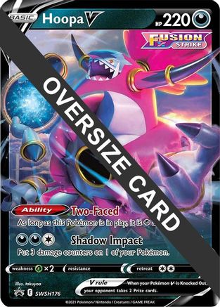 Hoopa V - SWSH176  - Holofoil Jumbo Cards - Promo Jumbo Cards Pokemon Single  Squirtle Squad Card Shop.