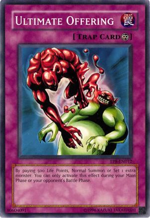 Ultimate Offering (TP8-EN012) - Tournament Pack 8 Unlimited Tournament Pack 8 Yugioh Single  Squirtle Squad Card Shop.