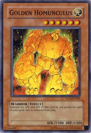 Golden Homunculus (WC6-EN001) - World Championship 2006: Ultimate Masters Limited World Championship 2006: Ultimate Masters Yugioh Single  Squirtle Squad Card Shop.