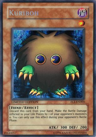 Kuriboh (FL1-EN003) - Forbidden Legacy Limited Forbidden Legacy Yugioh Single  Squirtle Squad Card Shop.
