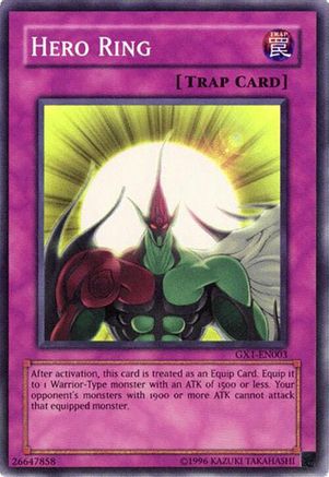 Hero Ring (GX1-EN003) - GX Duel Academy GBA Promo Limited GX Duel Academy GBA Promo Yugioh Single  Squirtle Squad Card Shop.
