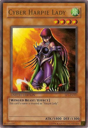 Cyber Harpie Lady (SP1-EN001) - Sneak Preview Series 1 Limited Sneak Preview Series 1 Yugioh Single  Squirtle Squad Card Shop.