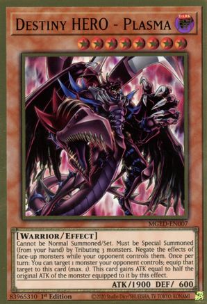 Destiny HERO - Plasma (MGED-EN007) - Maximum Gold: El Dorado 1st Edition Maximum Gold: El Dorado Yugioh Single  Squirtle Squad Card Shop.