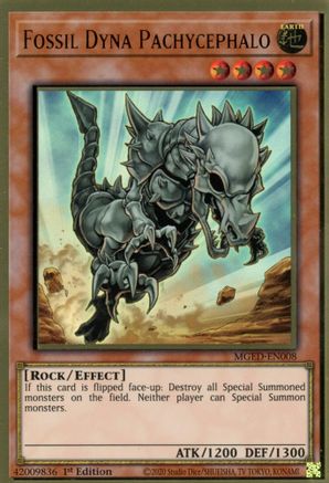 Fossil Dyna Pachycephalo (MGED-EN008) - Maximum Gold: El Dorado 1st Edition Maximum Gold: El Dorado Yugioh Single  Squirtle Squad Card Shop.