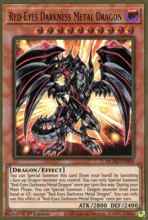 Red-Eyes Darkness Metal Dragon (MGED-EN009) - Maximum Gold: El Dorado 1st Edition Maximum Gold: El Dorado Yugioh Single  Squirtle Squad Card Shop.