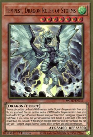 Tempest, Dragon Ruler of Storms (MGED-EN011) - Maximum Gold: El Dorado 1st Edition Maximum Gold: El Dorado Yugioh Single  Squirtle Squad Card Shop.