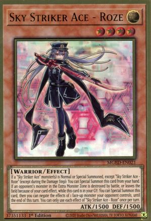 Sky Striker Ace - Roze (MGED-EN021) - Maximum Gold: El Dorado 1st Edition Maximum Gold: El Dorado Yugioh Single  Squirtle Squad Card Shop.