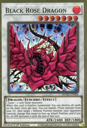 Black Rose Dragon (MGED-EN026) - Maximum Gold: El Dorado 1st Edition Maximum Gold: El Dorado Yugioh Single  Squirtle Squad Card Shop.