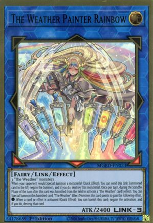 The Weather Painter Rainbow (MGED-EN033) - Maximum Gold: El Dorado 1st Edition Maximum Gold: El Dorado Yugioh Single  Squirtle Squad Card Shop.