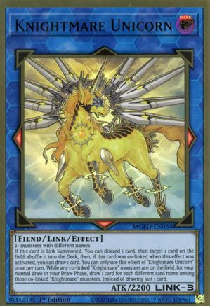 Knightmare Unicorn (MGED-EN034) - Maximum Gold: El Dorado 1st Edition Maximum Gold: El Dorado Yugioh Single  Squirtle Squad Card Shop.