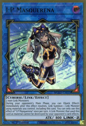 I:P Masquerena (MGED-EN035) - Maximum Gold: El Dorado 1st Edition Maximum Gold: El Dorado Yugioh Single  Squirtle Squad Card Shop.