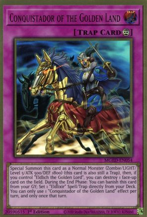 Conquistador of the Golden Land (MGED-EN054) - Maximum Gold: El Dorado 1st Edition Maximum Gold: El Dorado Yugioh Single  Squirtle Squad Card Shop.