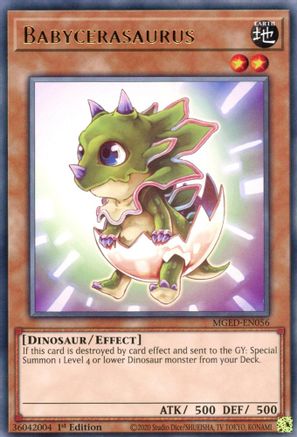 Babycerasaurus (MGED-EN056) - Maximum Gold: El Dorado 1st Edition Maximum Gold: El Dorado Yugioh Single  Squirtle Squad Card Shop.