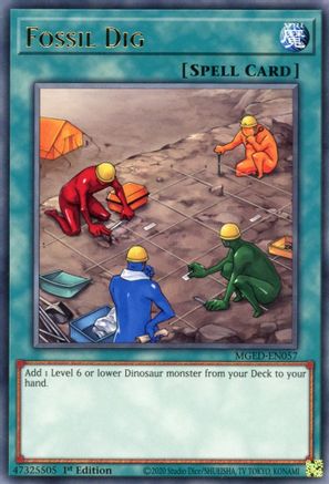 Fossil Dig (MGED-EN057) - Maximum Gold: El Dorado 1st Edition Maximum Gold: El Dorado Yugioh Single  Squirtle Squad Card Shop.