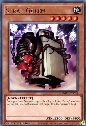 Scrap Golem (MGED-EN059) - Maximum Gold: El Dorado 1st Edition Maximum Gold: El Dorado Yugioh Single  Squirtle Squad Card Shop.