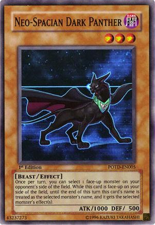 Neo-Spacian Dark Panther (POTD-EN005) - Power of the Duelist 1st Edition Power of the Duelist Yugioh Single  Squirtle Squad Card Shop.