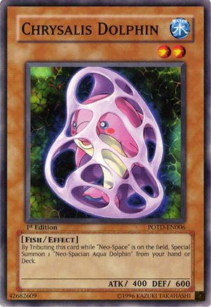 Chrysalis Dolphin (POTD-EN006) - Power of the Duelist Unlimited Power of the Duelist Yugioh Single  Squirtle Squad Card Shop.