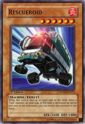 Rescueroid (POTD-EN011) - Power of the Duelist Unlimited Power of the Duelist Yugioh Single  Squirtle Squad Card Shop.