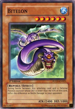 Bitelon (POTD-EN023) - Power of the Duelist 1st Edition Power of the Duelist Yugioh Single  Squirtle Squad Card Shop.
