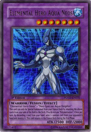 Elemental Hero Aqua Neos (POTD-EN031) - Power of the Duelist Unlimited Power of the Duelist Yugioh Single  Squirtle Squad Card Shop.