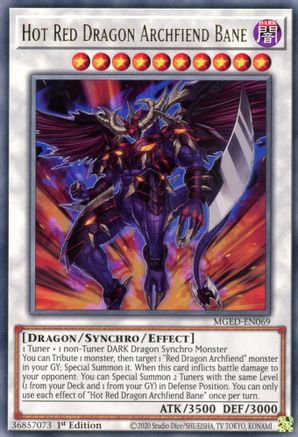 Hot Red Dragon Archfiend Bane (MGED-EN069) - Maximum Gold: El Dorado 1st Edition Maximum Gold: El Dorado Yugioh Single  Squirtle Squad Card Shop.