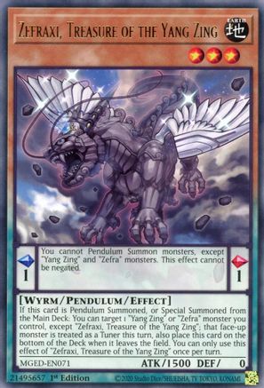 Zefraxi, Treasure of the Yang Zing (MGED-EN071) - Maximum Gold: El Dorado 1st Edition Maximum Gold: El Dorado Yugioh Single  Squirtle Squad Card Shop.