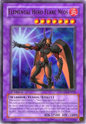 Elemental Hero Flare Neos (POTD-EN032) - Power of the Duelist 1st Edition Power of the Duelist Yugioh Single  Squirtle Squad Card Shop.