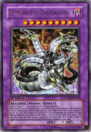 Chimeratech Overdragon (POTD-EN034) - Power of the Duelist 1st Edition Power of the Duelist Yugioh Single  Squirtle Squad Card Shop.