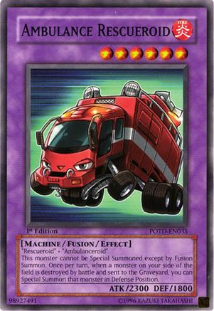 Ambulance Rescueroid (POTD-EN035) - Power of the Duelist Unlimited Power of the Duelist Yugioh Single  Squirtle Squad Card Shop.