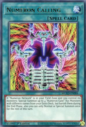Numeron Calling (MGED-EN088) - Maximum Gold: El Dorado 1st Edition Maximum Gold: El Dorado Yugioh Single  Squirtle Squad Card Shop.