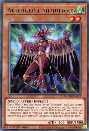 Altergeist Silquitous (MGED-EN092) - Maximum Gold: El Dorado 1st Edition Maximum Gold: El Dorado Yugioh Single  Squirtle Squad Card Shop.
