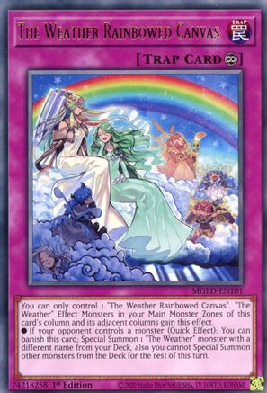 The Weather Rainbowed Canvas (MGED-EN101) - Maximum Gold: El Dorado 1st Edition Maximum Gold: El Dorado Yugioh Single  Squirtle Squad Card Shop.