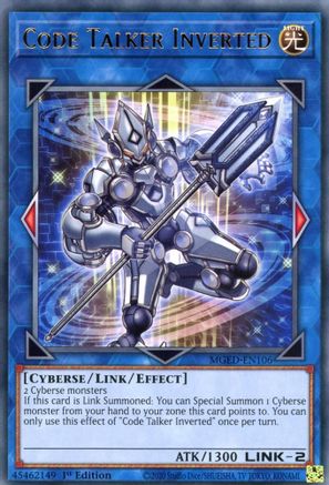 Code Talker Inverted (MGED-EN106) - Maximum Gold: El Dorado 1st Edition Maximum Gold: El Dorado Yugioh Single  Squirtle Squad Card Shop.