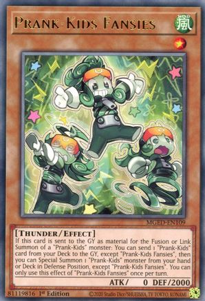 Prank-Kids Fansies (MGED-EN109) - Maximum Gold: El Dorado 1st Edition Maximum Gold: El Dorado Yugioh Single  Squirtle Squad Card Shop.