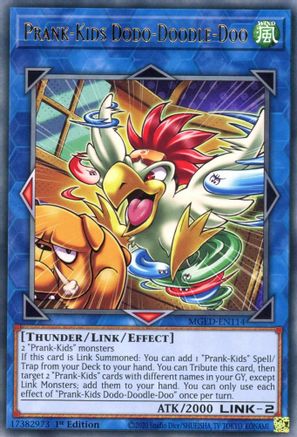 Prank-Kids Dodo-Doodle-Doo (MGED-EN114) - Maximum Gold: El Dorado 1st Edition Maximum Gold: El Dorado Yugioh Single  Squirtle Squad Card Shop.