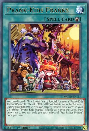 Prank-Kids Pranks (MGED-EN117) - Maximum Gold: El Dorado 1st Edition Maximum Gold: El Dorado Yugioh Single  Squirtle Squad Card Shop.